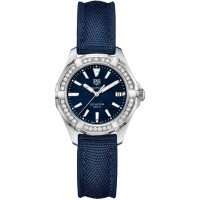 Tag Heuer Aquaracer Blue Pearl & Diamond Women's Watch WAY131N-FT6091